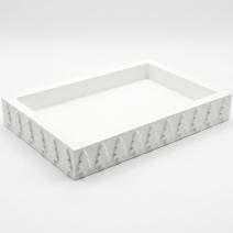 Tavă de design Brad - Albă