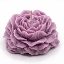 Lumânare Bujor - Violetă / Lavandă